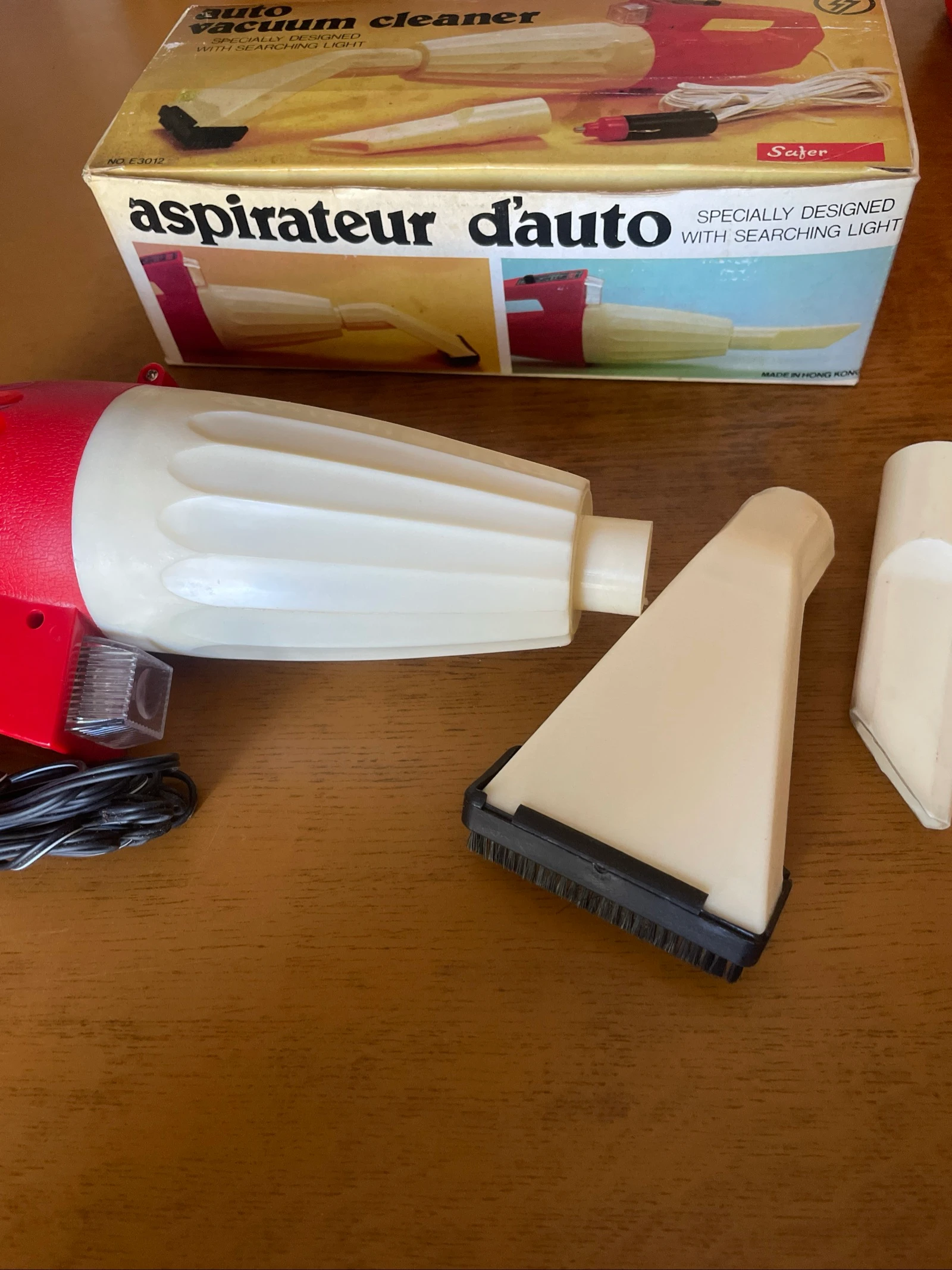 Aspirateur d’auto vintage 